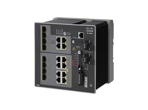 IE-4000-4S8P4G-E= - Cisco Ie 4000 4 X Sfp 100M With 8 X Poe 4 X 1G Combo Lan Base