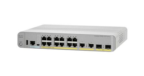 WS-C3560CX-12PD-S= - Cisco Catalyst 3560-CX Series 10/100/1000 12x Ethernet Ports Switch with 2x 10GE SFP+ and 2x 1GE Copper Uplink Ports