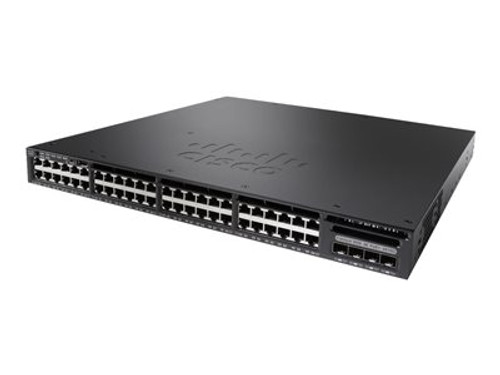 WS-C3650-48PD-S-RF - Cisco Catalyst 3650 48*10/100/1000 Ethernet Poe+ Ports - 2X10G Uplinks - Layer 3 Switching - Ip Base Ios -Managed