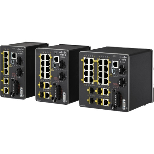 IE-2000-16TC-G-N= - Cisco 16-Port Fast Ethernet 2GbE SFP Network Switch