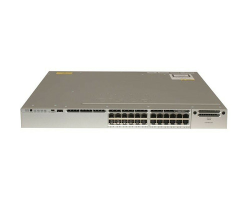WS-C3850-24P-S= - Cisco Catalyst C3850-24P Switch Layer 3 - 24 * 10/100/1000 Ethernet Poe+ Ports - Ip Base - Managed- Stackable