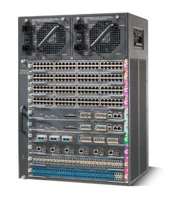 WS-C4510R-RF - Cisco 10-Slot Layer 2 14U Rack-Mountable Network Switch Chassis