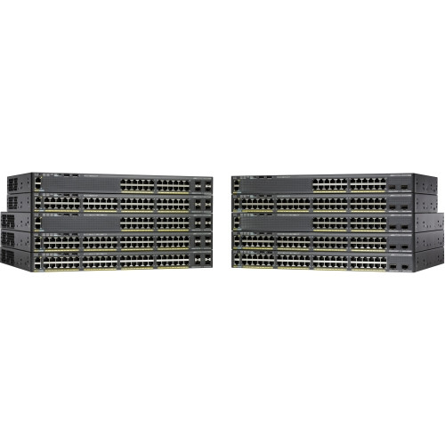 C1-C2960X-48LPS-L= - Cisco 48-Port Gigabit POE+ Managed Stackable Network Switch