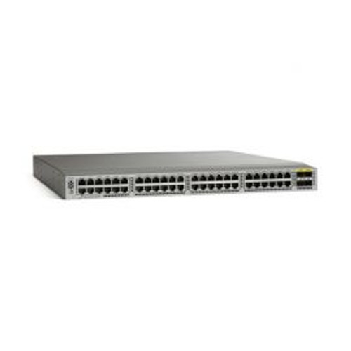 N3K-C3048TP-1GE - Cisco Nexus 3048TP-1GE 48-Ports 10/100/1000Base-T RJ-45 Manageable Layer3 Rack-mountable 1U Switch with 4x SFP+ Slots