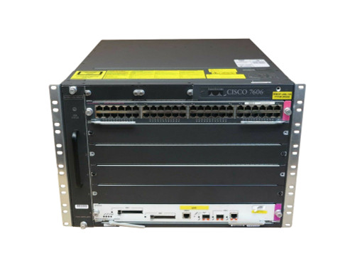 7606-S323B-8G-R= - Cisco 7606 Chassis 6-Slot Redundant Sup32-8Ge-3B And Ps