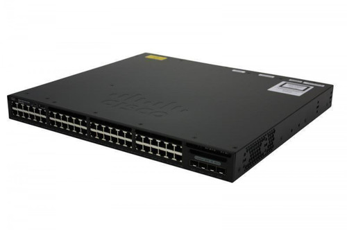 WS-C3650-48FQ-S - Cisco 48-Port PoE+ 4 SFP Network Switch