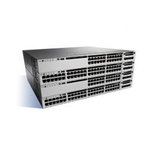 WS-C3850-16XS-S - Cisco Catalyst 3850 Series 16-Ports SFP+ 10GBase-X USB Manageable Layer3 Rack-mountable 1U Switch with IP Service