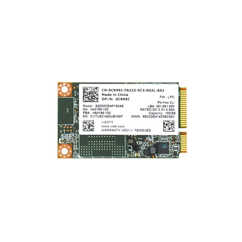 CR99J - Dell 180GB SATA 6Gb/s mSATA 1.8" SSD