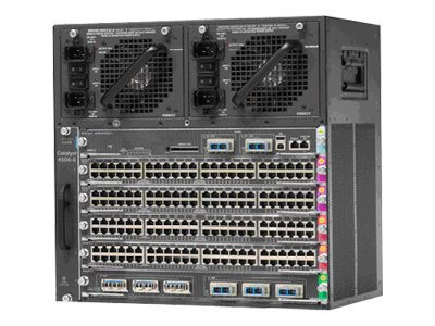 WSC4506ES6L1300= - Cisco 4506-E Chassis 48-Port RJ45 Network Switch