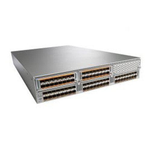 N5K-C5596UP-FA - Cisco One Nexus 5596UP 48-Ports RJ-45 10/100/1000Base-T Manageable Layer 3 Rack-mountable 2U with Gigabit SFP+ Switch
