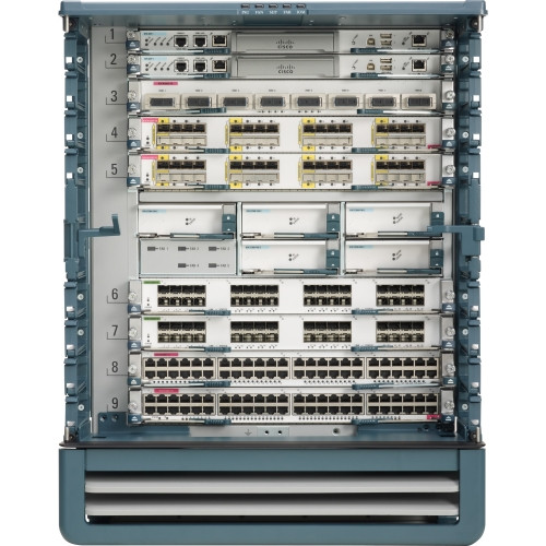 C1-N7009-B2S2E-R= - Cisco Nexus 7009 9-Slot 14U Gigabit Switch Chassis