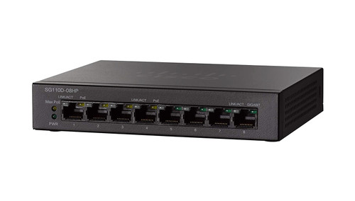 SG110D-08HP - Cisco 8-Port Gigabit Poe Switch