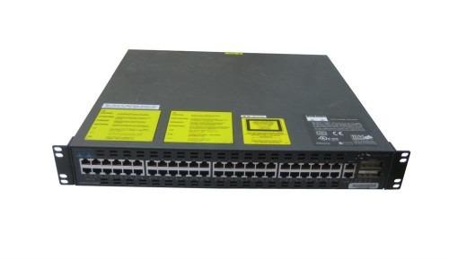 WS-C2948GL3-DC - Cisco 48-Port 10/100 2 GBIC Layer 3 Network Switch