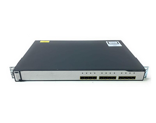 WS-C3750G-12S-S - Cisco Catalyst 3750 12-Ports Gigabit SFP Managebale Layer3 Rack Mountable 1U and Stackable Switch