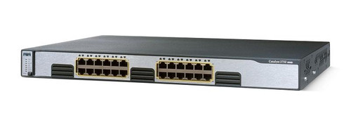 WS-C3750G-24T-E - Cisco Catalyst 3750 24-Ports 10/100/1000T RJ-45 Manageable Layer3 Rack Mountable 1U and Stackable Switch