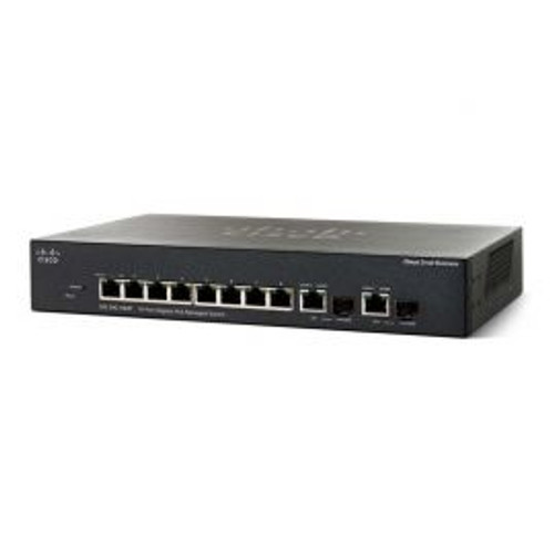 SG300-10MP - Cisco - 8 10/100/1000 Maximum Poe Ports With 124W Power Budget - 2 Combo Mini-Gbic Ports