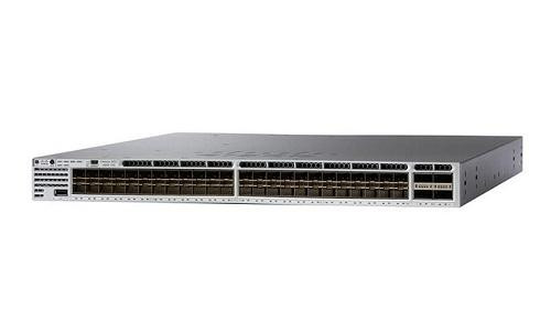 WS-C3850-48XS-F-S - Cisco Catalyst 3850 Series 48-Ports SFP+ Manageable Layer2 Rack-mountable 1U and Desktop Stackable Switch
