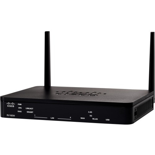RV160W-A-K9-NA-RF - Cisco IEEE 802.11ac Gigabit Wireless Router 4-Port