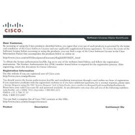 A9K-9001-VID-LIC-RF - Cisco ASR 9001 Advanced Video License