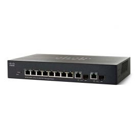 SF302-08PP-RF - Cisco 8-Port 10/100 PoE 2 Combo Mini-GBIC Network Switch