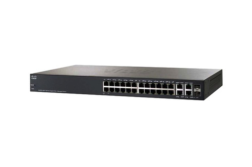 SG300-28PP-RF - Cisco 26 10/100/1000 Ports (24 Poe+ Ports With 180W Power Budget) 2 Combo Mini-Gbic Ports