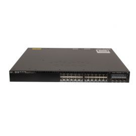 C1-WS3650-24PD/K9= - Cisco 24-Port PoE 2x10G Uplink Network Switch