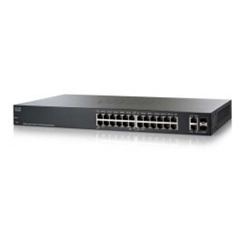 SF200-24FP= - Cisco 24 10/100 Ports 2 Combo Mini-Gbic Ports - Poe Support On 24 Ports With 180W Power Budget