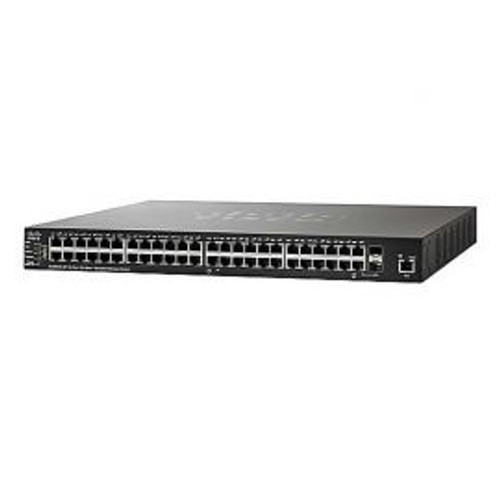 SG350XG-48T= - Cisco 48 X 10 Gigabit Ethernet 10Gbase-T Copper Port 2 X 10 Gigabit Ethernet Sfp+ (Combo With 2 Copper Ports) 1 X Gigabit Ethernet Management Port