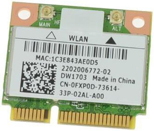 FXP0D - Dell 802.11n Mini PCIe Wireless Network Adapter