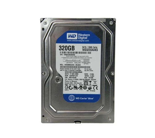 WD3200AAKS-00L9A0 - Western Digital 320GB 7200RPM SATA 3Gb/s 16MB 3.5" HDD