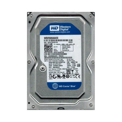 WD WD2500AAKX-753CA0 Caviar Blue 250GB 7200RPM SATA 6Gb/s 3.5-inch HDD