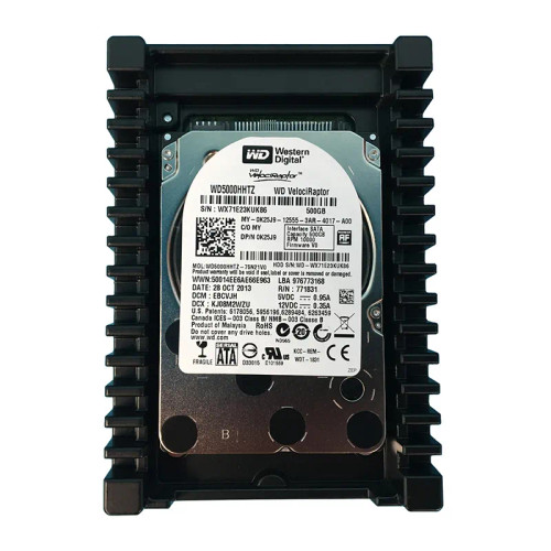 WD5000HHTZ-75N21V0 - Western Digital 500GB 10000RPM SATA 6Gb/s 64MB 3.5" HDD