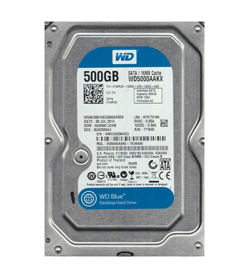 WD WD5000AAKX-75U6AA0 Caviar Blue 500GB SATA 6Gb/s 3.5-Inch Hard Drive