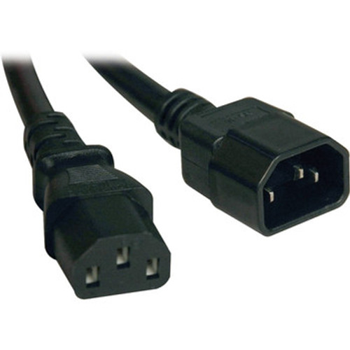 P004-001 - Tripp Lite 1ft Power Cord Adapter 18awg Cabl 10a 100v 250v C14 To C13