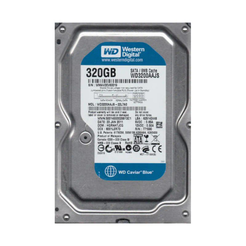 WD3200AAJS-22L7A0 - Western Digital 320GB 7200RPM SATA 3Gb/s 3.5" HDD