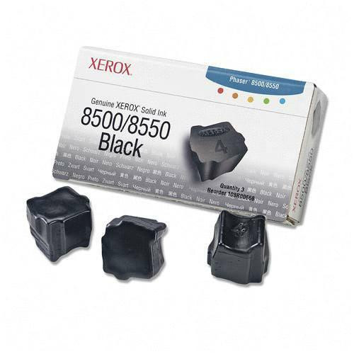 Xerox 108R00668 Black Solid Ink Stick 3-Pack for Phaser 8500/8550