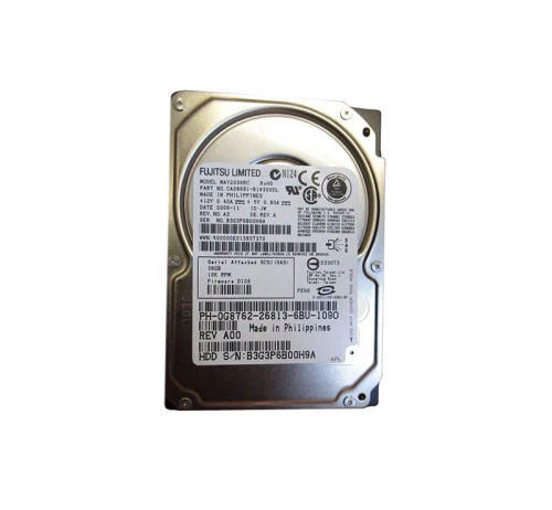 G8762 - Dell 36GB 10000RPM SAS 3Gb/s 2.5" HDD