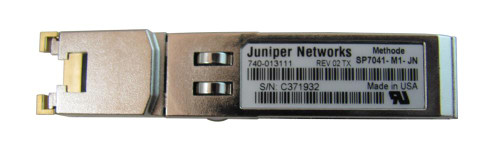 Juniper 740-013111 1Gbps 1000Base-T SFP Transceiver Module