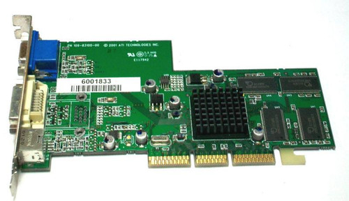 109-83100-00 - ATI 64MB DDR AGP S-Video VGA DVI Graphics Card