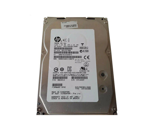581315-002 - HP 300GB 15000RPM SAS 3Gb/s 3.5" HDD