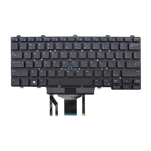 0D19TR - Dell 82-Key US QWERTY Backlit Laptop Keyboard