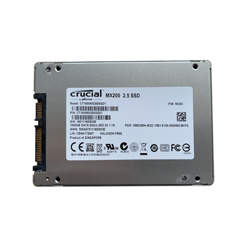 CT1000MX200SSD1 - Crucial Technology 1TB SATA 6Gb/s 2.5" SSD