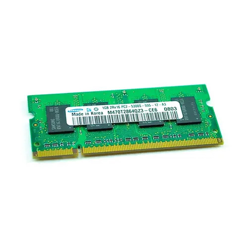 M470T2864QZ3-CE6 - Samsung 1GB DDR2-667 PC2-5300 Unbuffered SoDIMM Memory Module