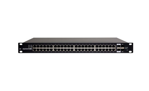 ES-48-500W - Ubiquiti Networks EdgeSwitch 48-Ports SFP+ Gigabit Ethernet Layer 3 Switch Manageable 3 Layer Supported 1U High Rack-mountable (Refurbished