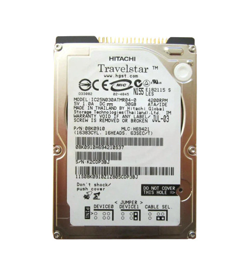IBM IC25N030ATMR04-0 Buy Laptop Hard Drive Top Deals