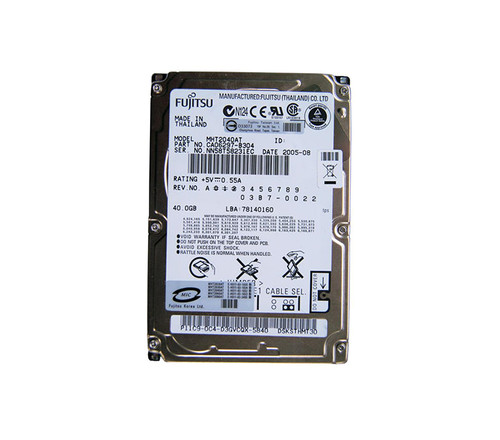 Fujitsu MHT2040AT 40GB 4200RPM IDE ATA-6 2.5HDD