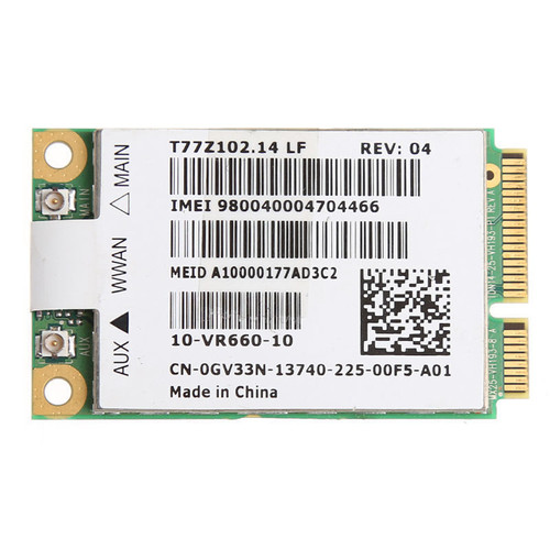 GV33N - Dell Wireless 5620 Multi-Mode Mobile Broadband Mini Card