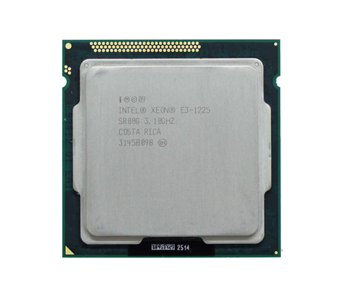 SR00G - Intel Xeon E3-1225 3.10GHz Processor