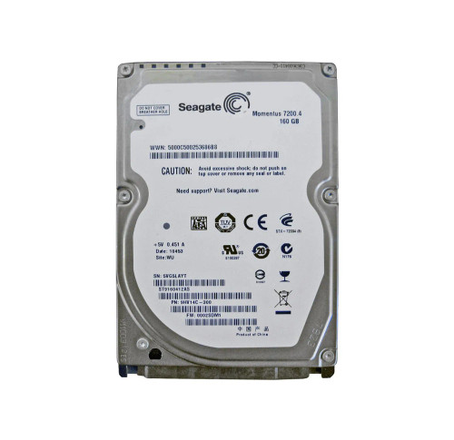 ST9160412AS - Seagate 160GB 7200RPM SATA 3Gb/s 2.5" HDD