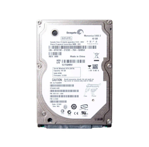 Seagate ST940814AS Momentus 5400.3 40GB SATA Hard Drive